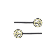 CND Peace Sign Hair Grips
