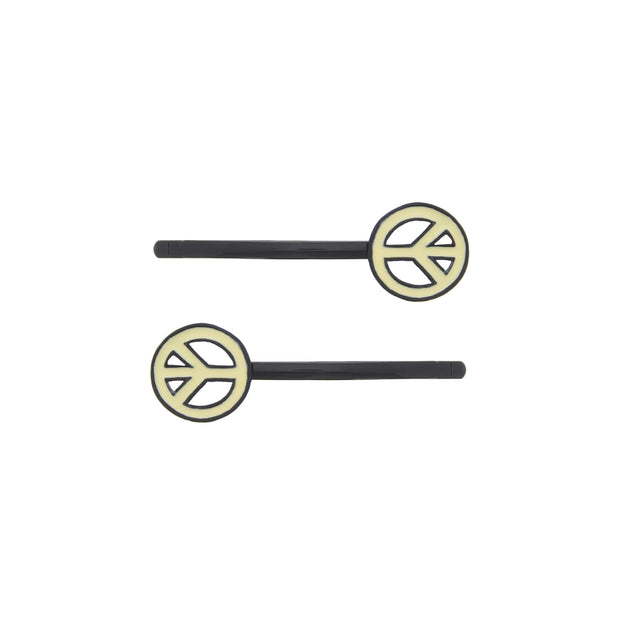 CND Peace Sign Hair Grips
