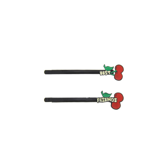 Pair of Best Friends Cherry Hair Grips