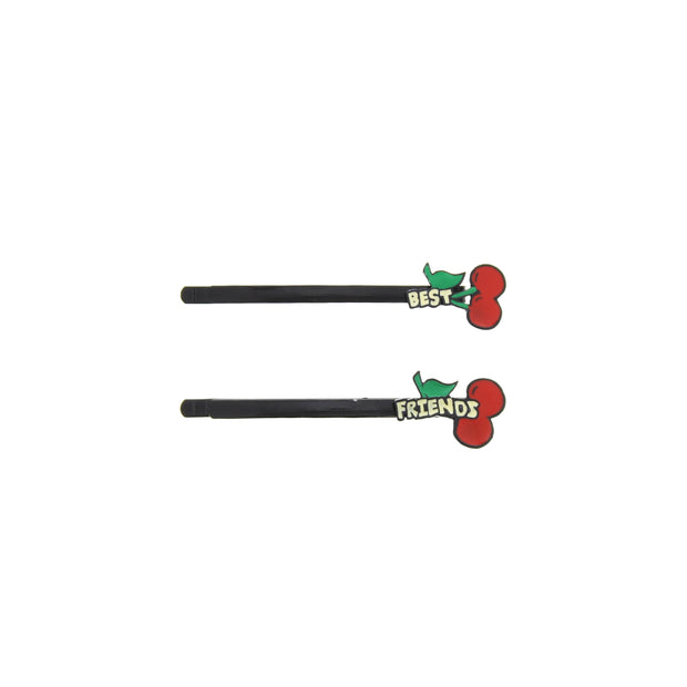 Pair of Best Friends Cherry Hair Grips