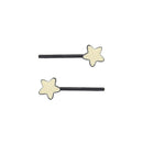 Pair of White Star Hair Grips Slides