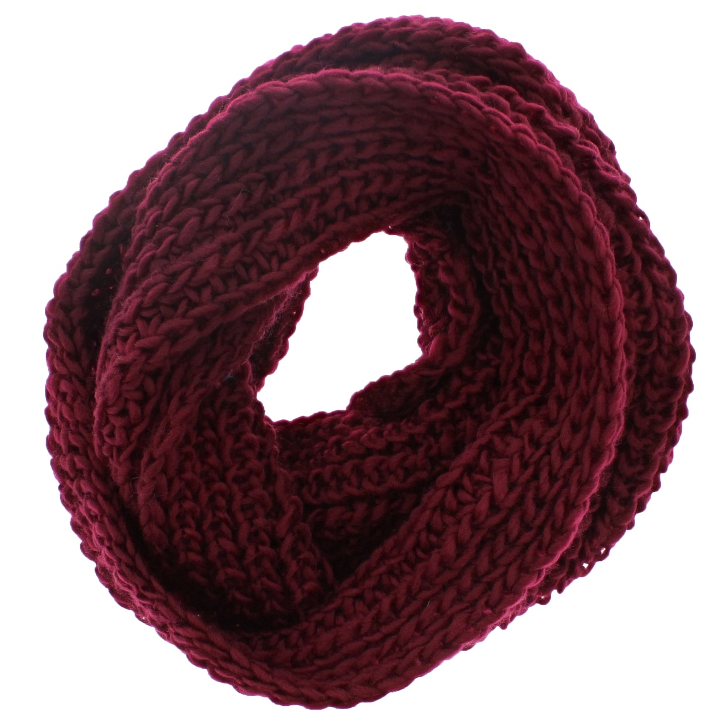 Warm Knitted Womens Loop Scarf / Snood/ Cowl