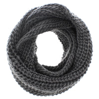 Warm Knitted Women's Loop Scarf/ Snood/ Cowl