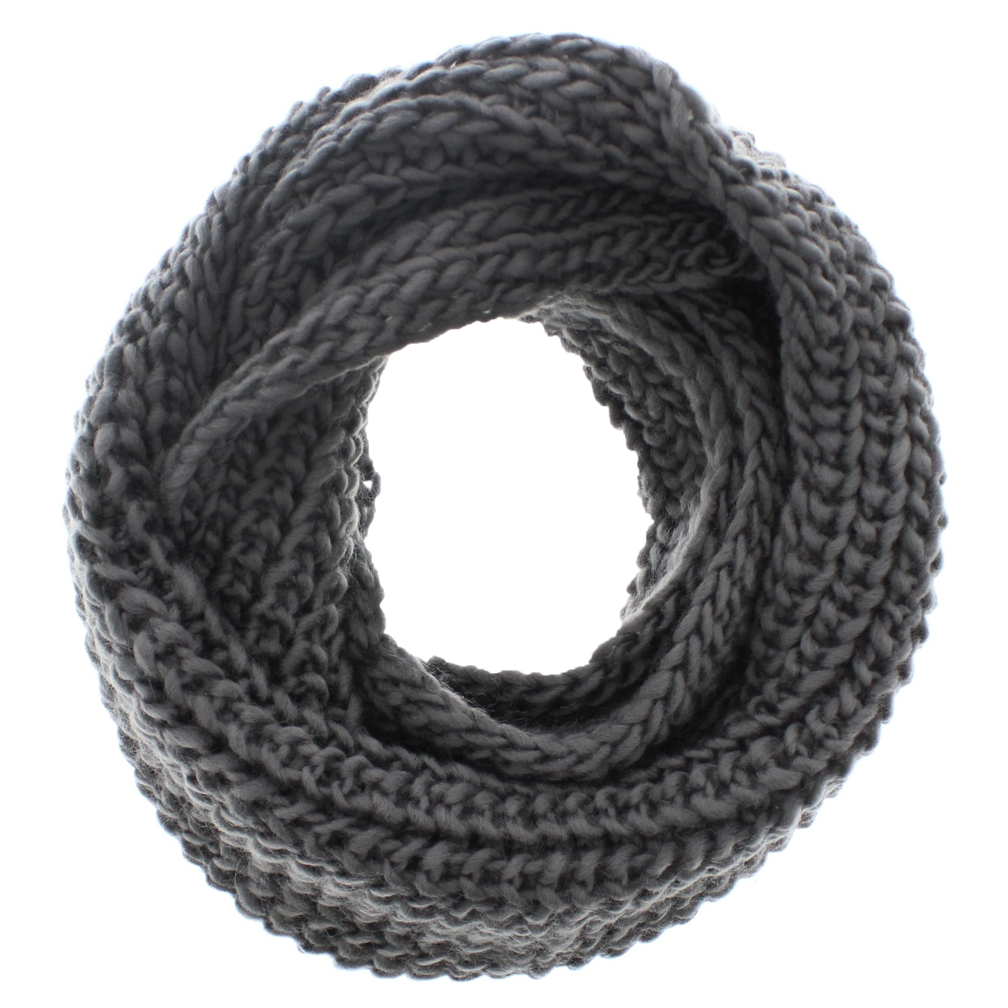 Warm Knitted Women's Loop Scarf/ Snood/ Cowl