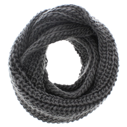 Warm Knitted Womens Loop Scarf / Snood/ Cowl