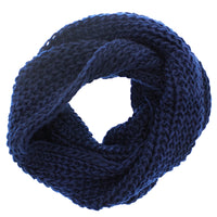 Warm Knitted Women's Loop Scarf/ Snood/ Cowl