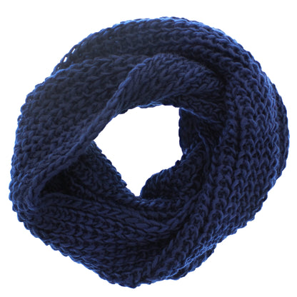 Warm Knitted Womens Loop Scarf / Snood/ Cowl