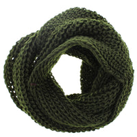 Warm Knitted Women's Loop Scarf/ Snood/ Cowl