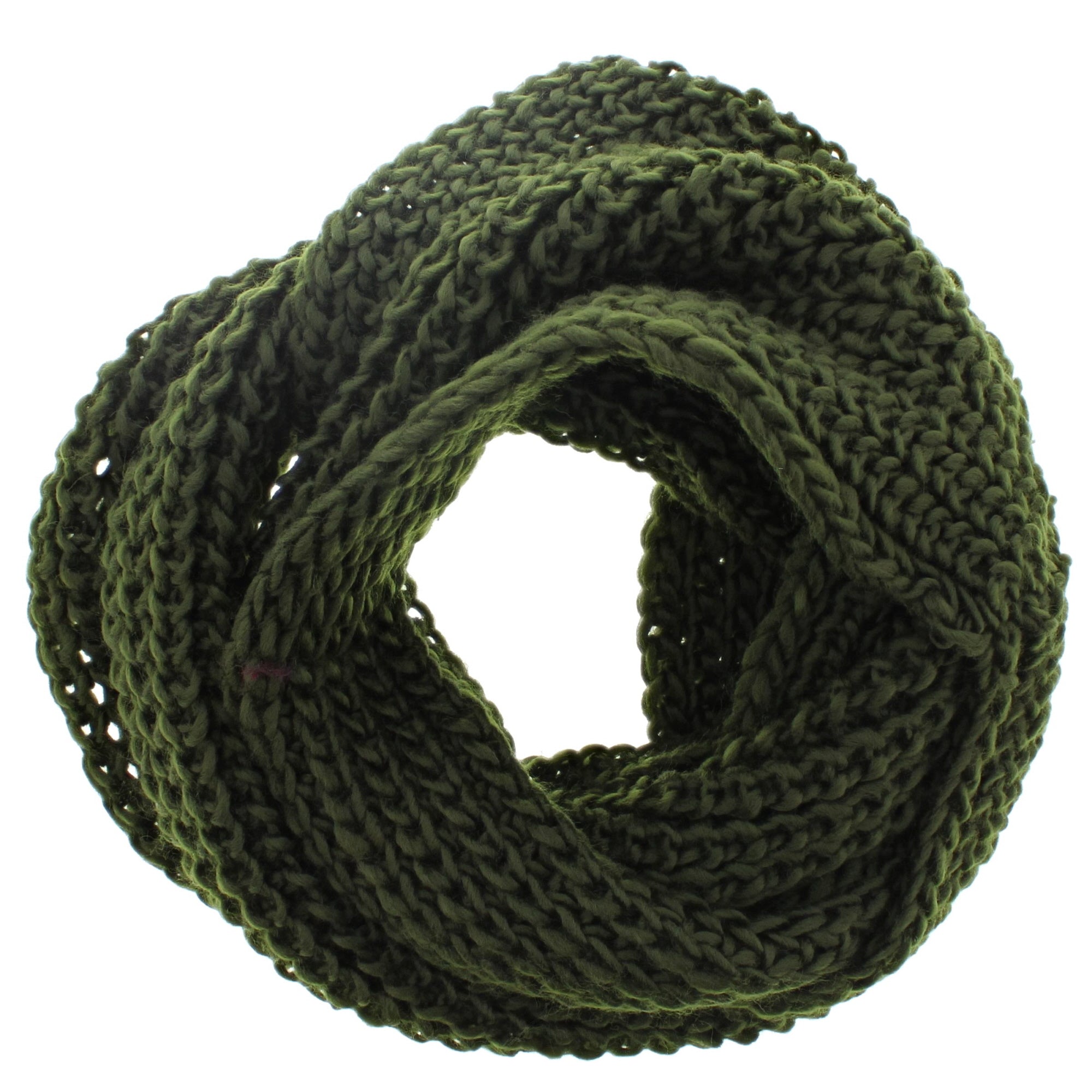 Warm Knitted Women's Loop Scarf/ Snood/ Cowl