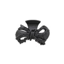 8cm Black/Black Stone Bow Hair Claw Clips