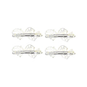 Assorted Rhinestone Bow Barrettes