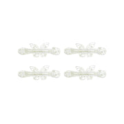 Butterfly Rhinestone Filigree Barrettes Hair Clips