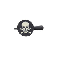 Skull and Crossbones Hair Alligator Clip