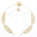 Gold Roman Wreath Goddess Headband