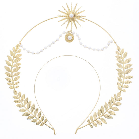 Gold Roman Wreath Goddess Headband