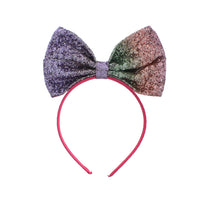 Pastel Multicolour Sequin Bow Headband