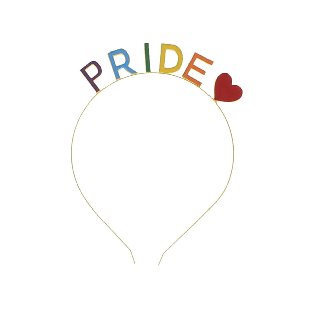 Rainbow PRIDE Heart Headband