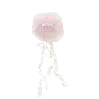 Roses with Lace on Brooch Pin