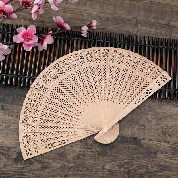 Carved Wooden Fan Style 1