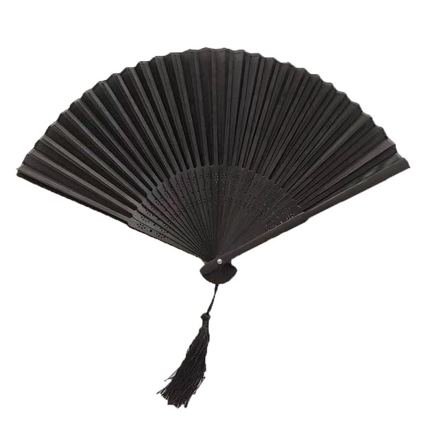 Black Bamboo Fan