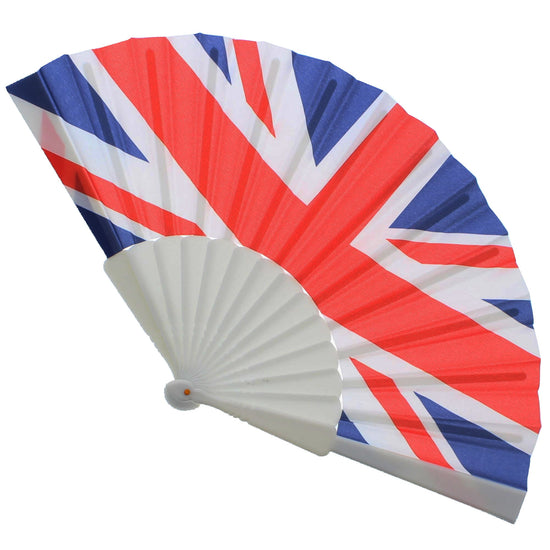 Union Jack Plastic Hand Fan