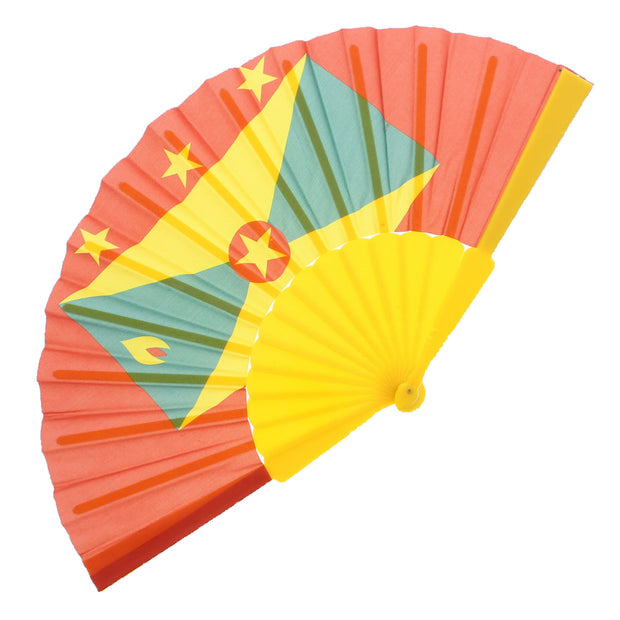 Greneda Flag Carnival Folding Hand Fans