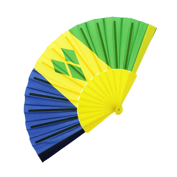 St. Vincent & Grenada Carnival Folding Hand Fans