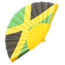 Jamaice Flag Carnival Folding Hand Fans