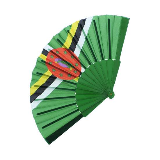 Dominica Carnival Folding Hand Fans