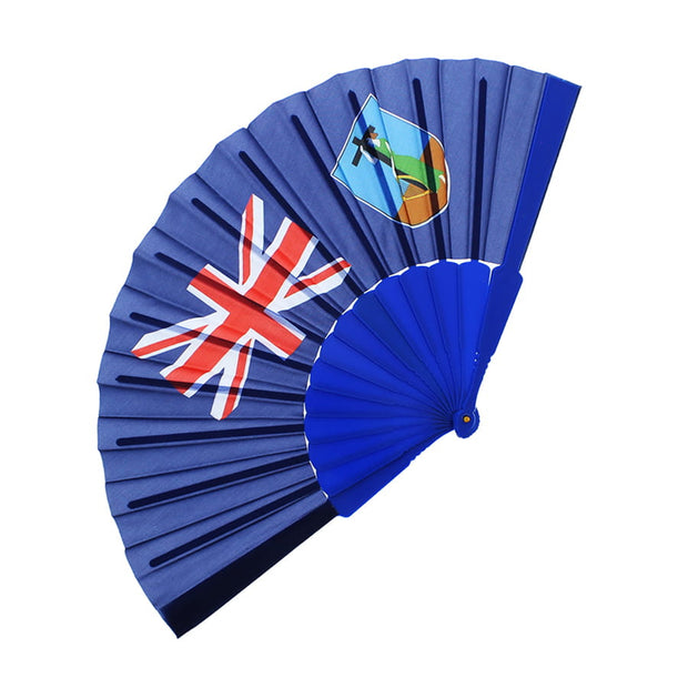 Montserrat Carnival Folding Hand Fans
