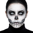 Skeleton Clear & Jet Black Face Gems Set