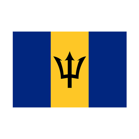 Barbados Flag with Brass Eyelets