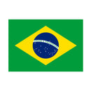 Brazil Flag with Brass Eyelets