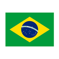 Brazil Flag with Brass Eyelets