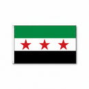5 x 3 Feet Syria Rebel Flag with Brass Eyelets