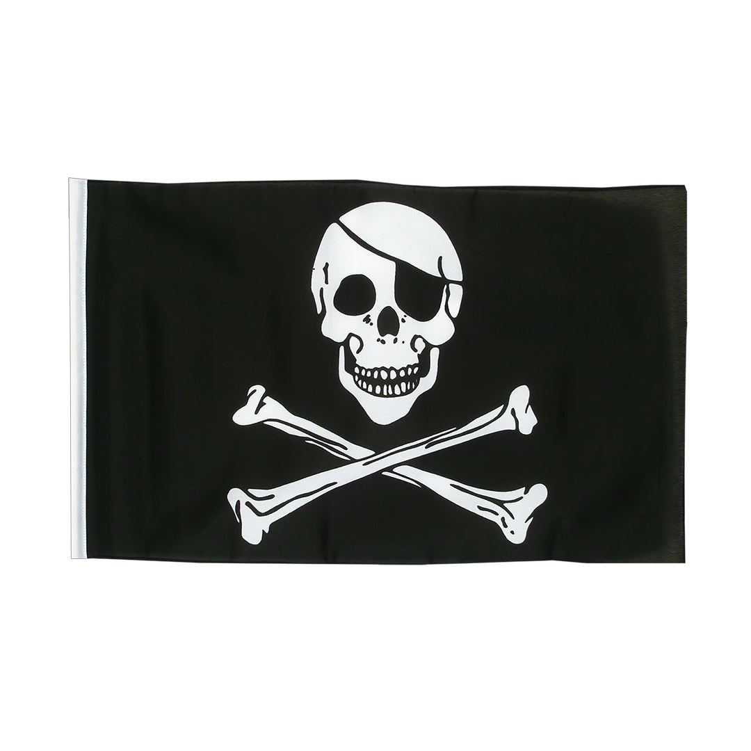 5 x 3 Feet Pirate Skull & Crossbones Flag with Brass Eyelets