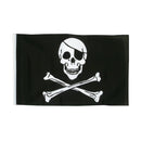 5 x 3 Feet Pirate Skull & Crossbones Flag with Brass Eyelets