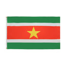 Suriname Flag with Brass Eyelets