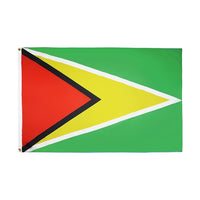 Guyana Flag with Brass Eyelets