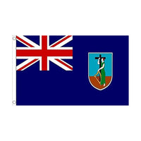 Montserrat Flag with Brass Eyelets