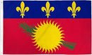 Guadeloupe Flag with Brass Eyelets