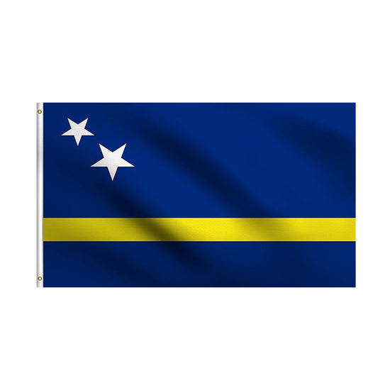 Curacao Flag with Brass Eyelets