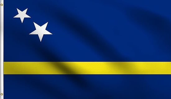 Curacao Flag with Brass Eyelets