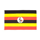 Uganda Flag 5 x 3 Feet With Eyelets
