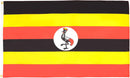 5 x 3 Feet Uganda Flag