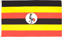 5 x 3 Feet Uganda Flag