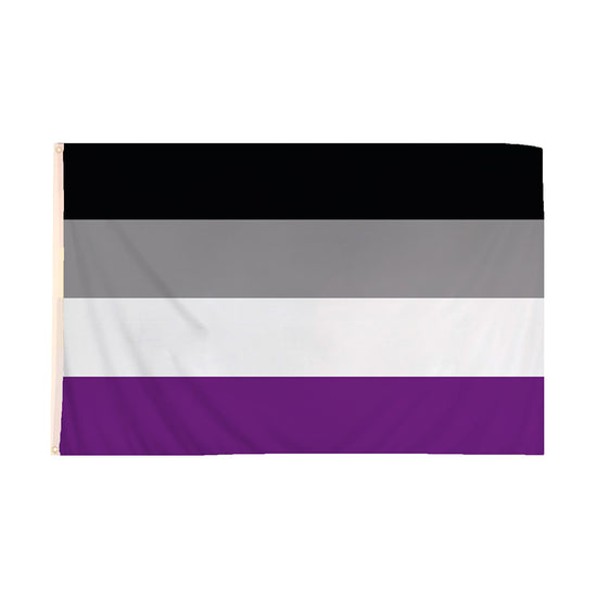 5 x 3 Feet Asexual Flag with Brass Eyelets