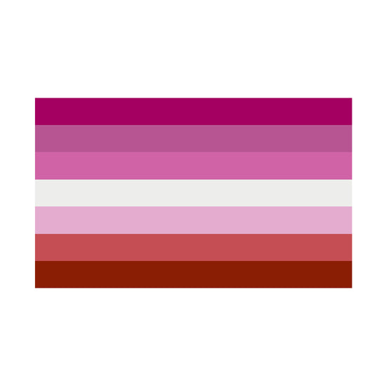 5 x 3 Feet Lesbian Flag with Brass Eyelets