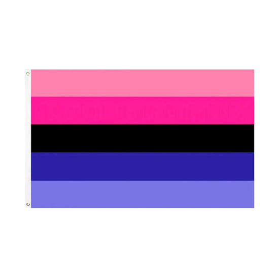 Omnisexual Flag with Brass Eyelets