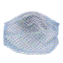 Diamante on Mesh String Cotton Face Mask